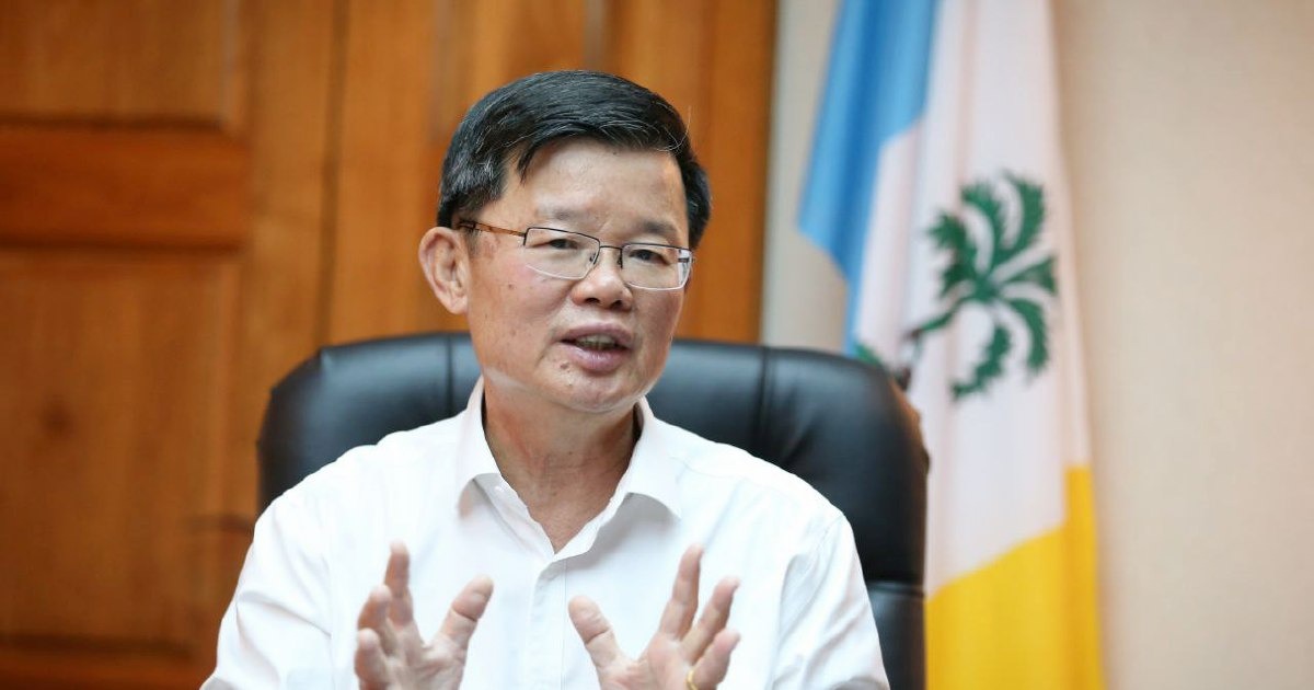 Ketua Menteri Pulau Pinang, Chow Kon Yeow.