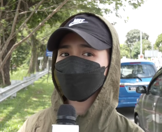 Anak kepada mangsa, Farah Natasya Faizal.