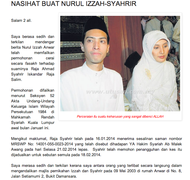 Nurul Izzah Divorcing Her Husband Of 10 Years Why