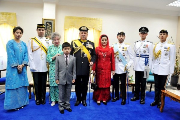 The Johor royal family.