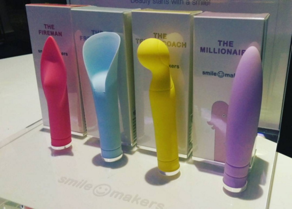 Smile Makers vibrators on display during its Malaysian launch on 12 April at Pullman Hotel.