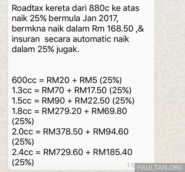 Viral News About Road Tax And Car Insurance Increasing By 25 Is Totally Fake