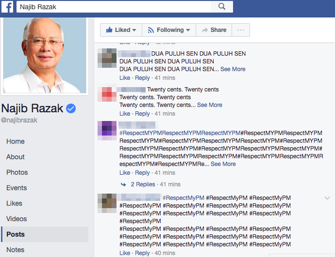 Najib fb