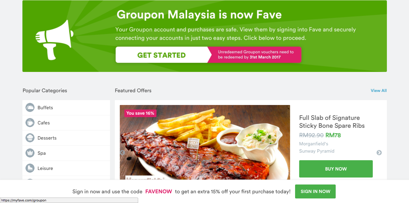 Groupon Malaysia Is Now Officially Known As Fave