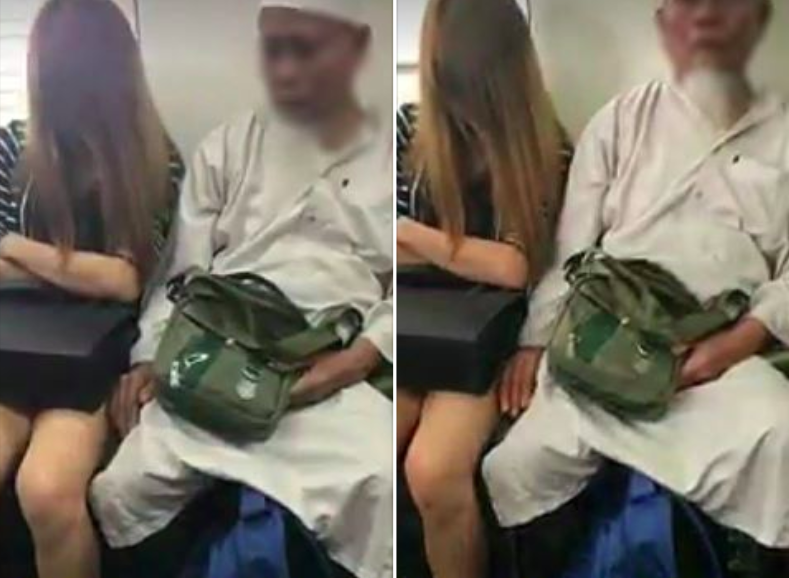 A Man Was Caught On Video Touching A Girls Thigh On LRT An