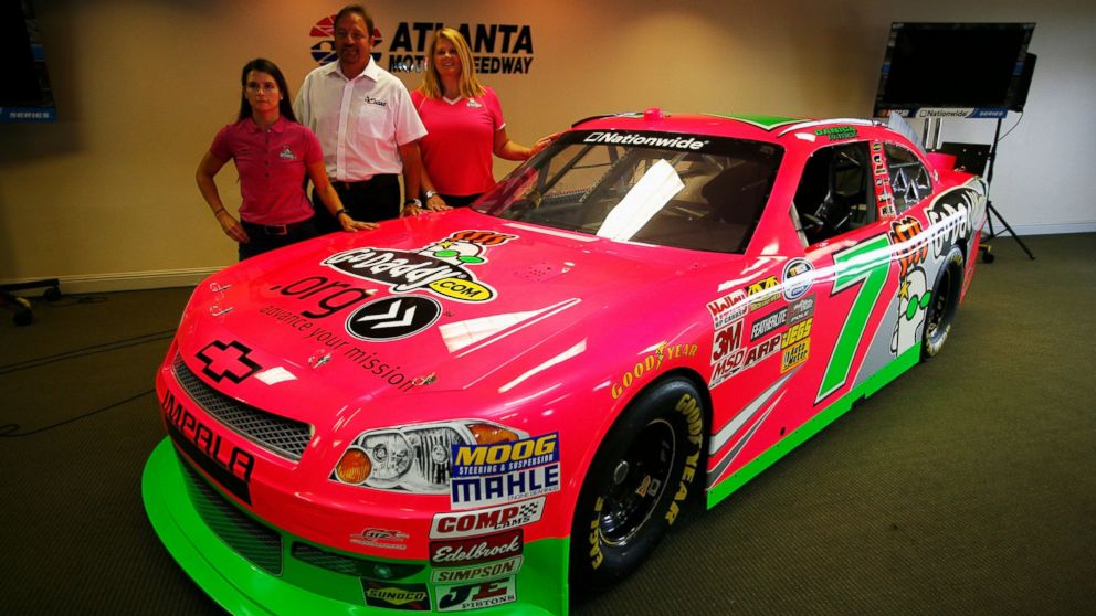 Danica Patrick Debuts No. 10 Ford Warriors in Pink Fusion, Driving More  Good Days for Breast Cancer Awareness