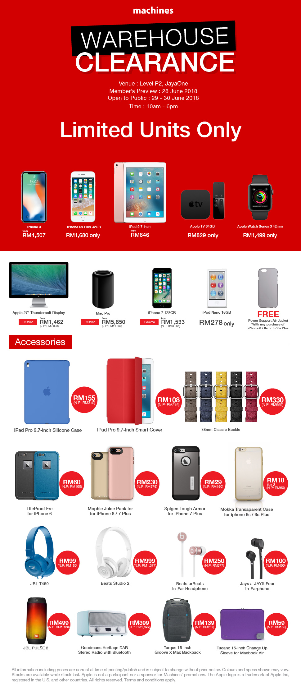 This Warehouse Clearance Sale Is Selling Apple Products For As Low As RM278