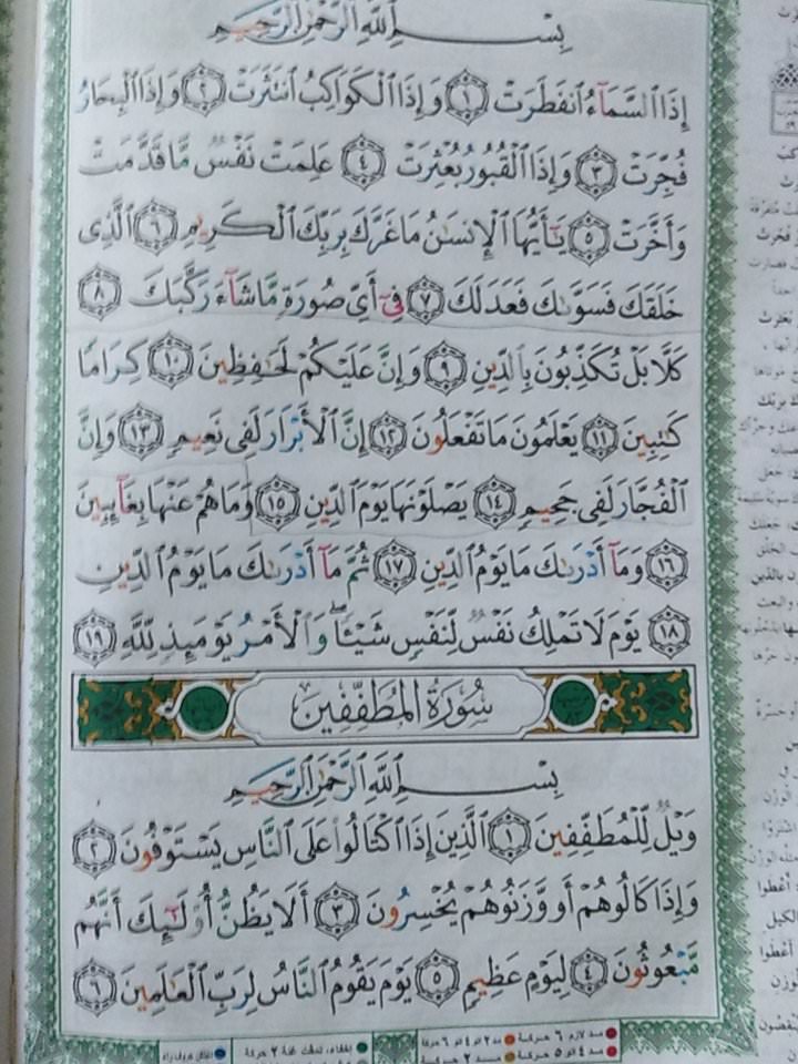 Jumlah Helaian Muka Surat Al Quran