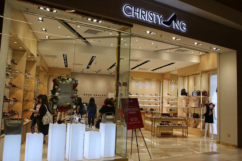 From night markets to shopping malls, Christy Ng is a shoe-in