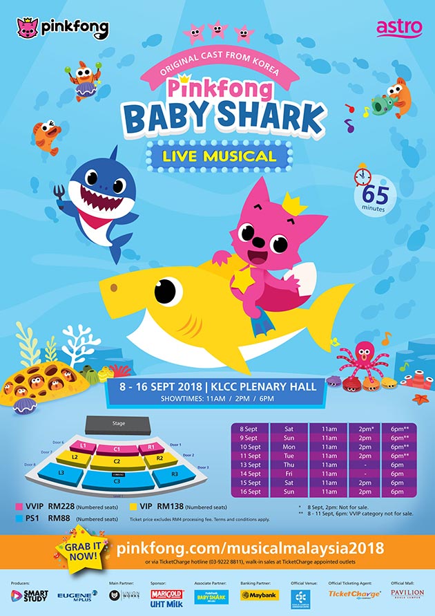Bring Your Kids To The Pinkfong Baby Shark Musical While ...