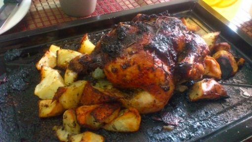Resepi Ayam Panggang Simple : Ayam panggang blackpepper yang sangat sedap. - raifclee