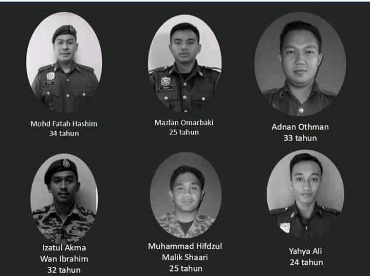 6 Anggota Bomba Maut Dalam Misi Mencari & Menyelamat ...