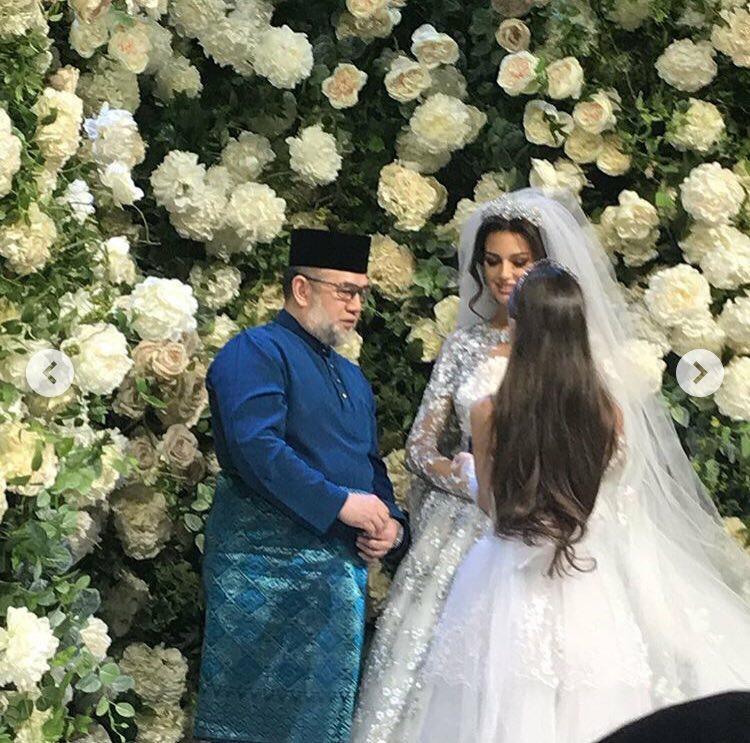 Photos Show Yang Di-Pertuan Agong Getting Married To A Russian 