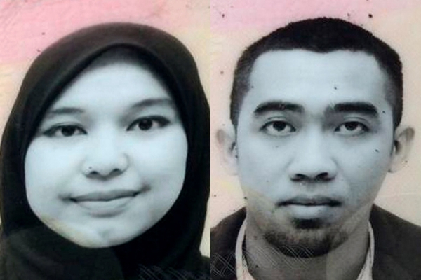 28-year-old Norwahidah Abdul Hamid and 35-year-old Wan Mohd Baharul Nizam Wan Bakar.