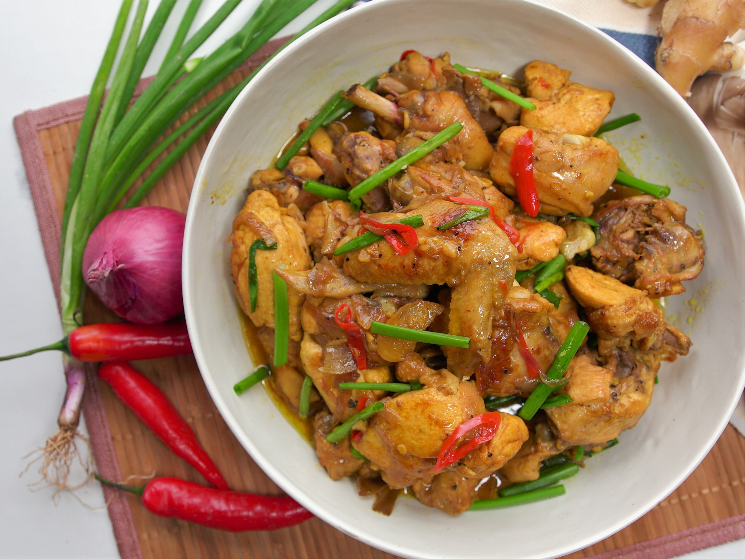 Ayam masak halia chinese style