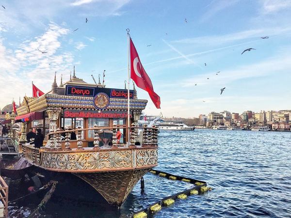 Galata bridge.