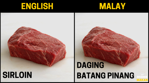 9 Jenis Potongan Daging Lembu Dalam Bahasa Melayu