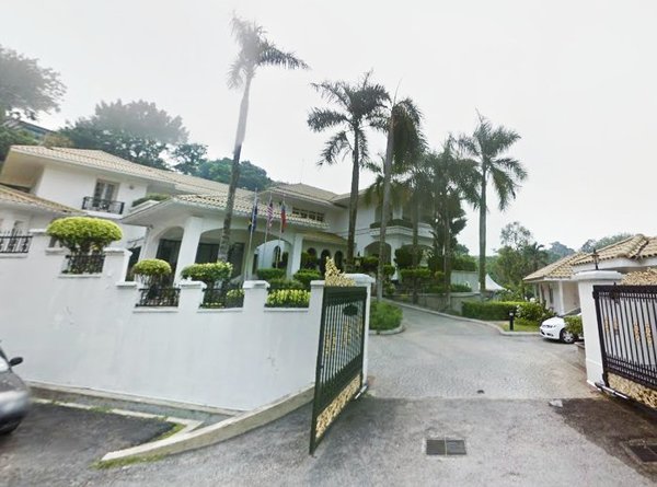 Najib's mansion, 11 Langak Duta.