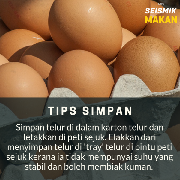 Tips Menyimpan Telur