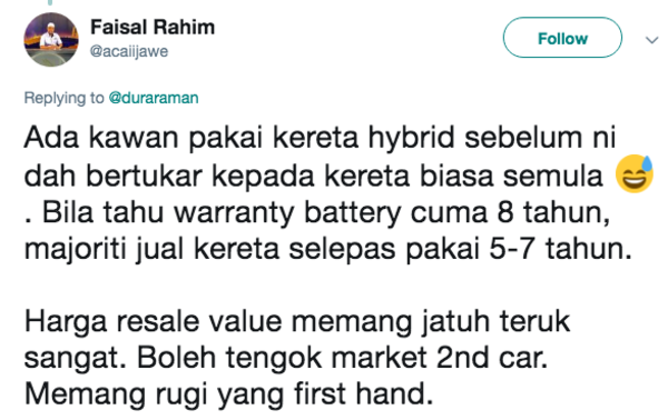 Kereta Hybrid Jimat Minyak Kalau Rosak Hilang Penjimatan 10 15 Tahun Dari Kereta Biasa