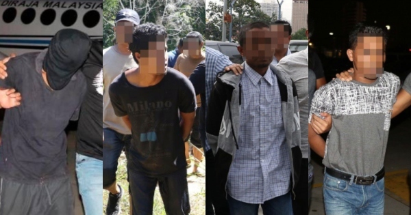 The suspects were arrested between 5 and 7 May.