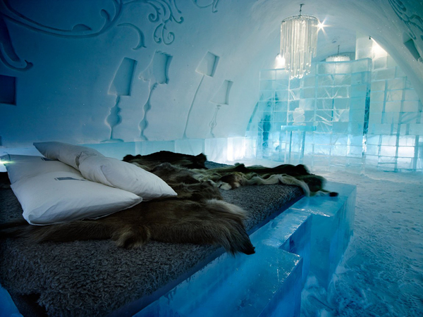 Icehotel di Sweden.