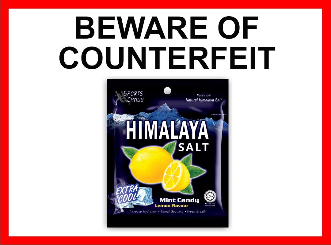 Himalaya Salt Sports Candy - Extra Cool Lemon 15gx12s | Throat Soothing