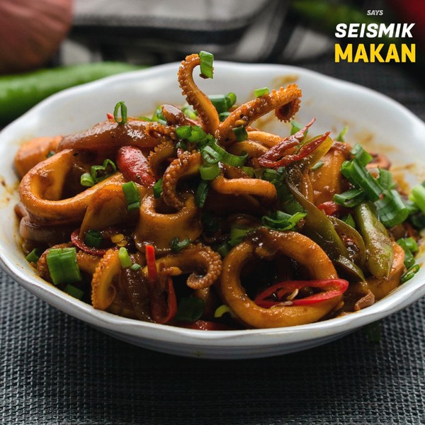 Sotong Masak Kicap Seismik Makan