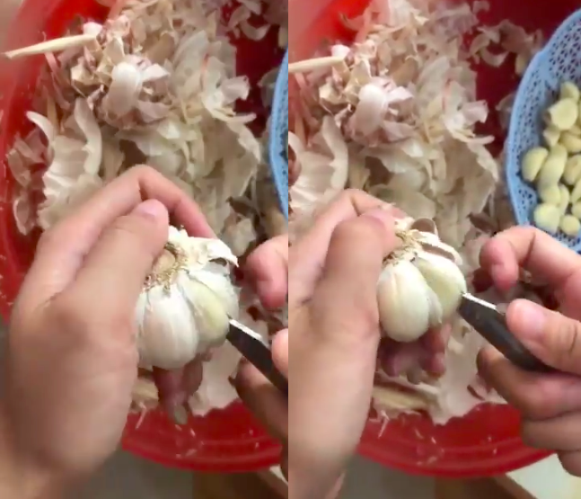 'What kind of sorcery is this?!': Garlic hack stuns
