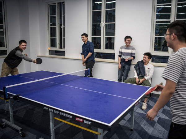 Ping pong pun ada untuk hilangkan stress.