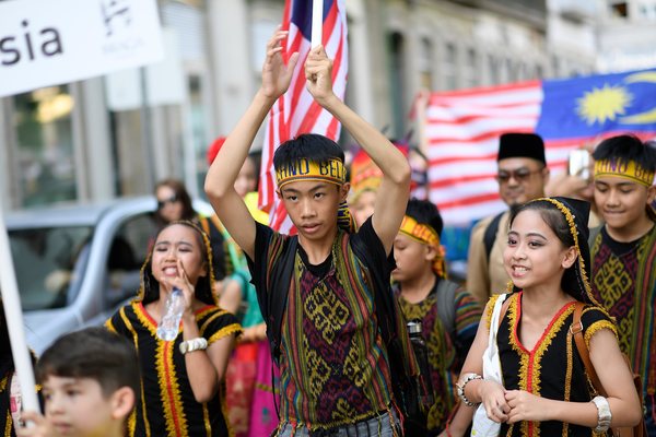 Some of the Malaysian representatives at the competition.