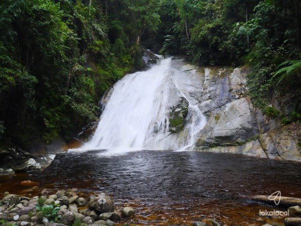 The waterfall near where Nora's body was found.