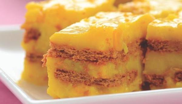 Puding Jagung Lapis Biskut MyResipi Chef Hanieliza