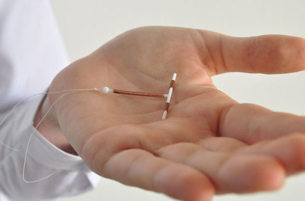 A real intrauterine device.