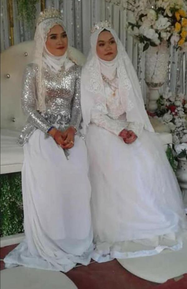 Aini Said (left); Lena Saleh (right).