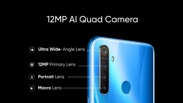 Tetapan kamera pada realme 5.