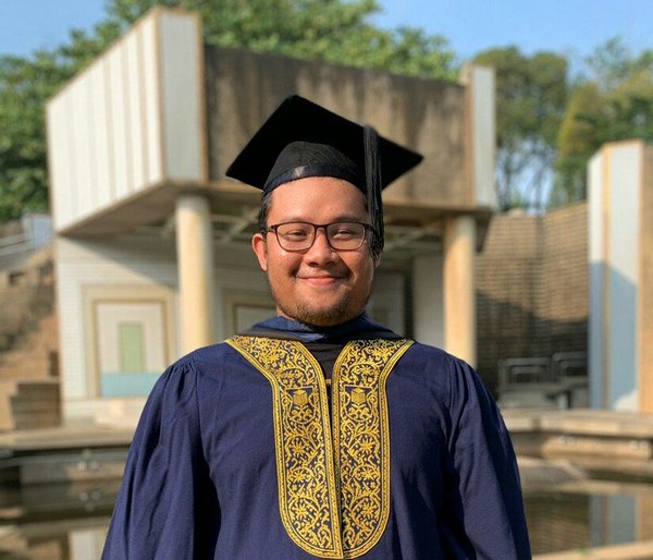 Rafiq Izzat, graduan Undang-Undang UiTM Shah Alam.