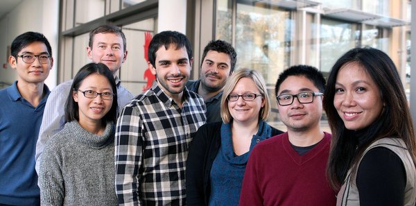 Dr Serena (right) and her team at University of Cambridge.