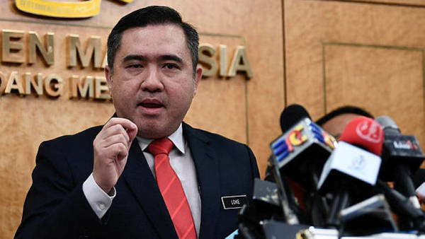 Menteri Pengangkutan, YB Anthony Loke.