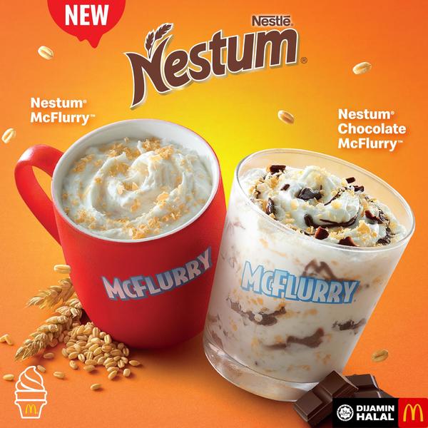 McDonald's Malaysia Nestum McFlurry Baru New 2019