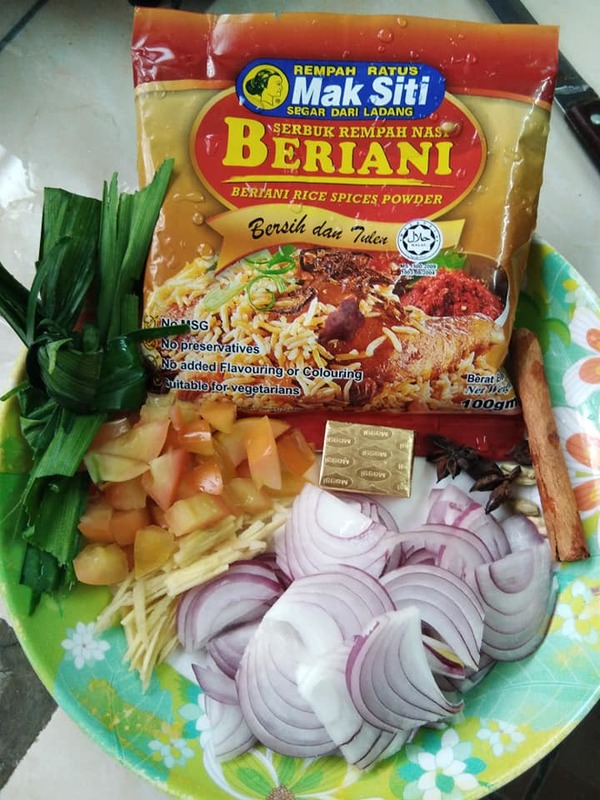 Lebih 2k Shares Wanita Ini Kongsi Resepi Nasi Beriani Paling Simple Lazat