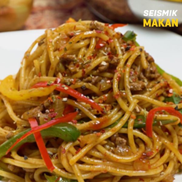 Image via Facebook Seismik Makan Resepi Spaghetti Goreng