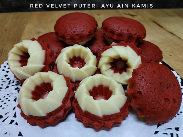 Image via Facebook Ain Kamis Resepi Puteri Ayu Red Velvet