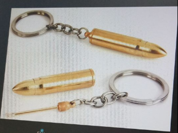 Keychain peluru