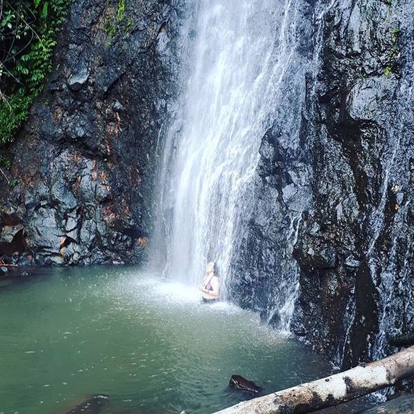 Cijalu Waterfall in Kiarapedes, Kabupaten Subang.