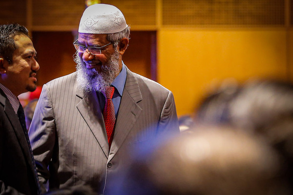 Controversial preacher Zakir Naik.