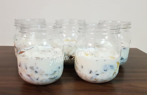 Image via Facebook Adila Azurin Resepi Overnight Oats Simple & Sihat