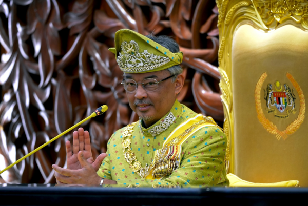 Yang di-Pertuan Agong Al-Sultan Abdullah Ri'ayatuddin Al-Mustafa Billah Shah.