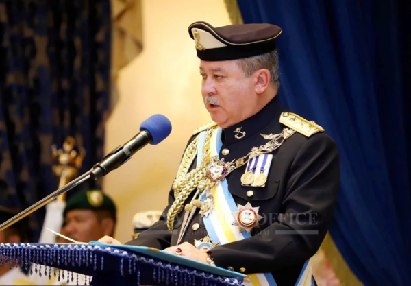 Sultan of Johor Sultan Ibrahim Sultan Iskandar.