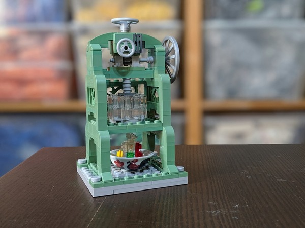 Miniature ais kacang machine.